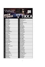 DRAW #1926 - Pick Your Prize - Olivia Rodrigo OR Tikka!