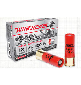 Winchester Winchester Deer Season 12GA 2 3/4" 1600fps 1 1/8oz High Velocity Lead Slug X12DS