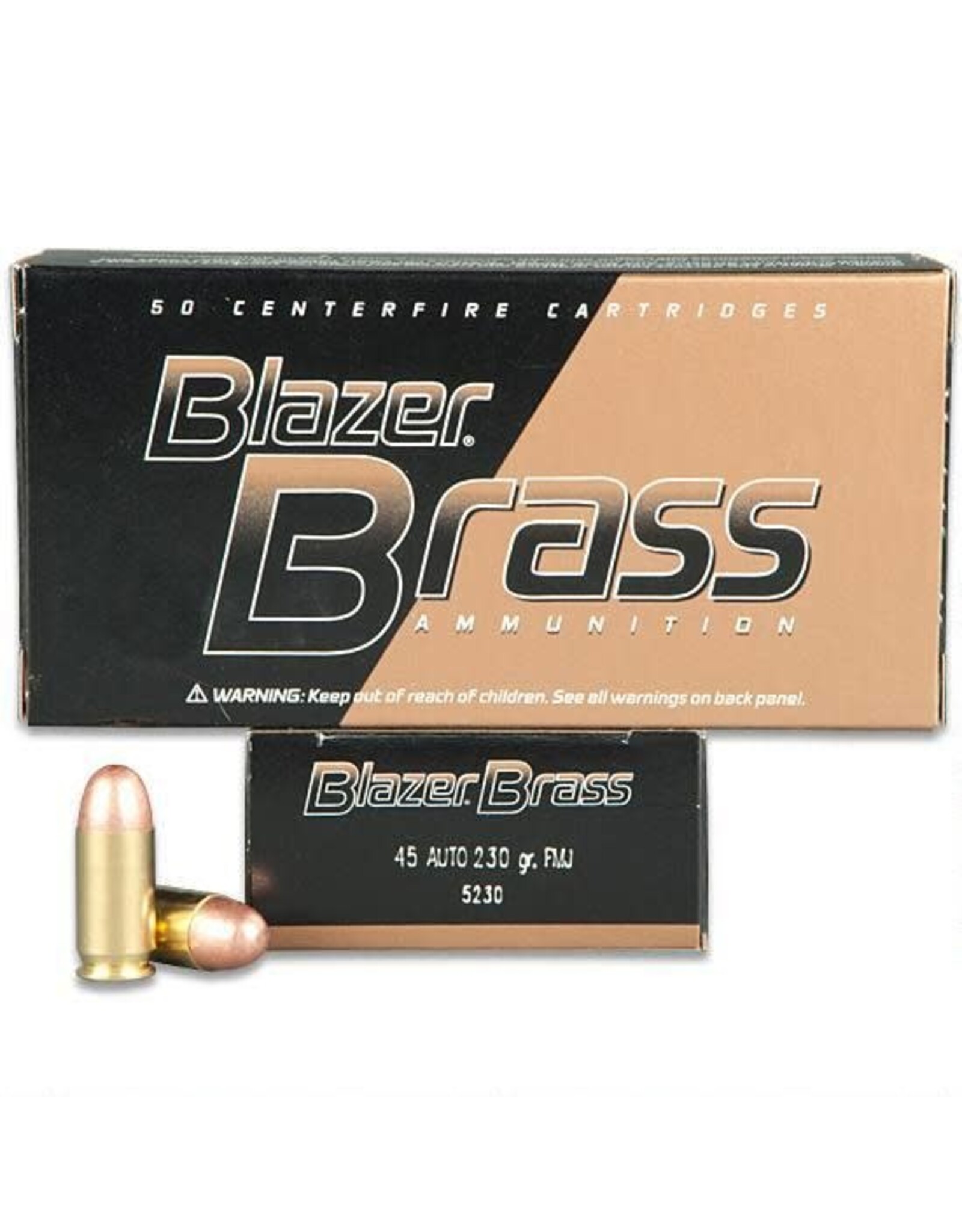 CCI BLAZER BRASS .45 AUTO 230 GR FMJ