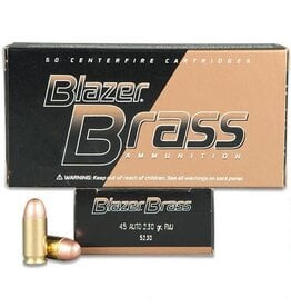 CCI BLAZER BRASS .45 AUTO 230 GR FMJ