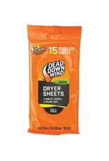 Dead Down Wind DEAD DOWN WIND Natural Woods Dryer Sheets 15 Count