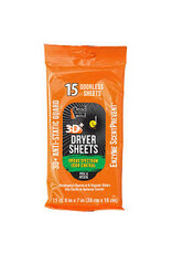 Dead Down Wind Dead Down Wind Dryer Sheets Broad Spectrum Odor Control - 15 Odourless Sheets