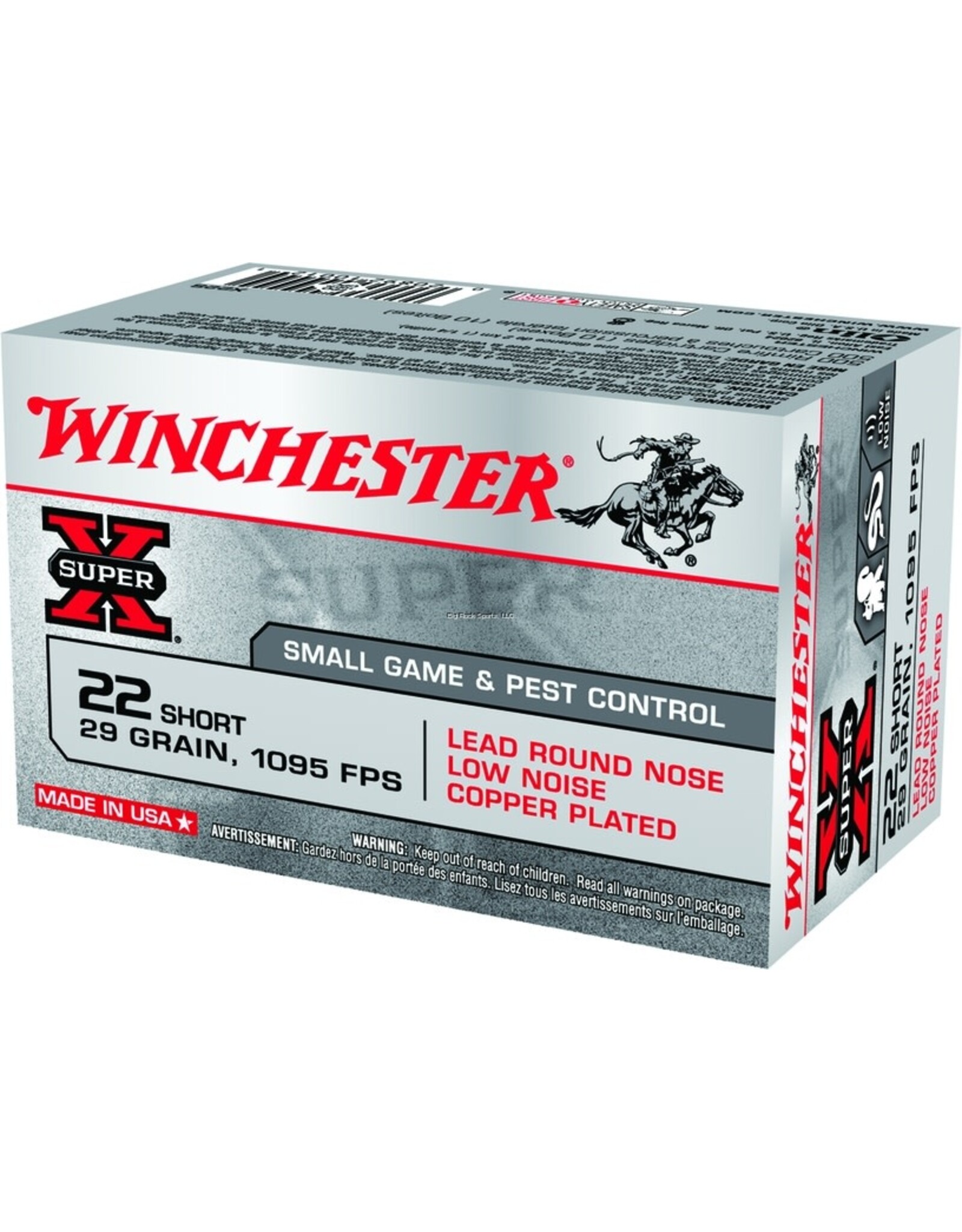 Winchester Winchester Super X 22 SHORT 29gr 1095fps