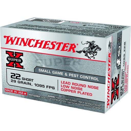 Winchester Super X 22 SHORT 29gr 1095fps