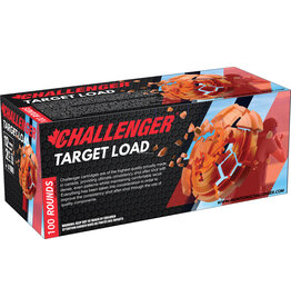 Challenger Challenger Ammo 43028 Target Load 100 Round Pack, 12 GA, 2-3/4 in, No. 8, 3 Dram, 1-1/8 oz, 1200 Fps