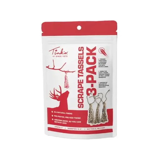 Tink's Scrape Tassels 3 Pack
