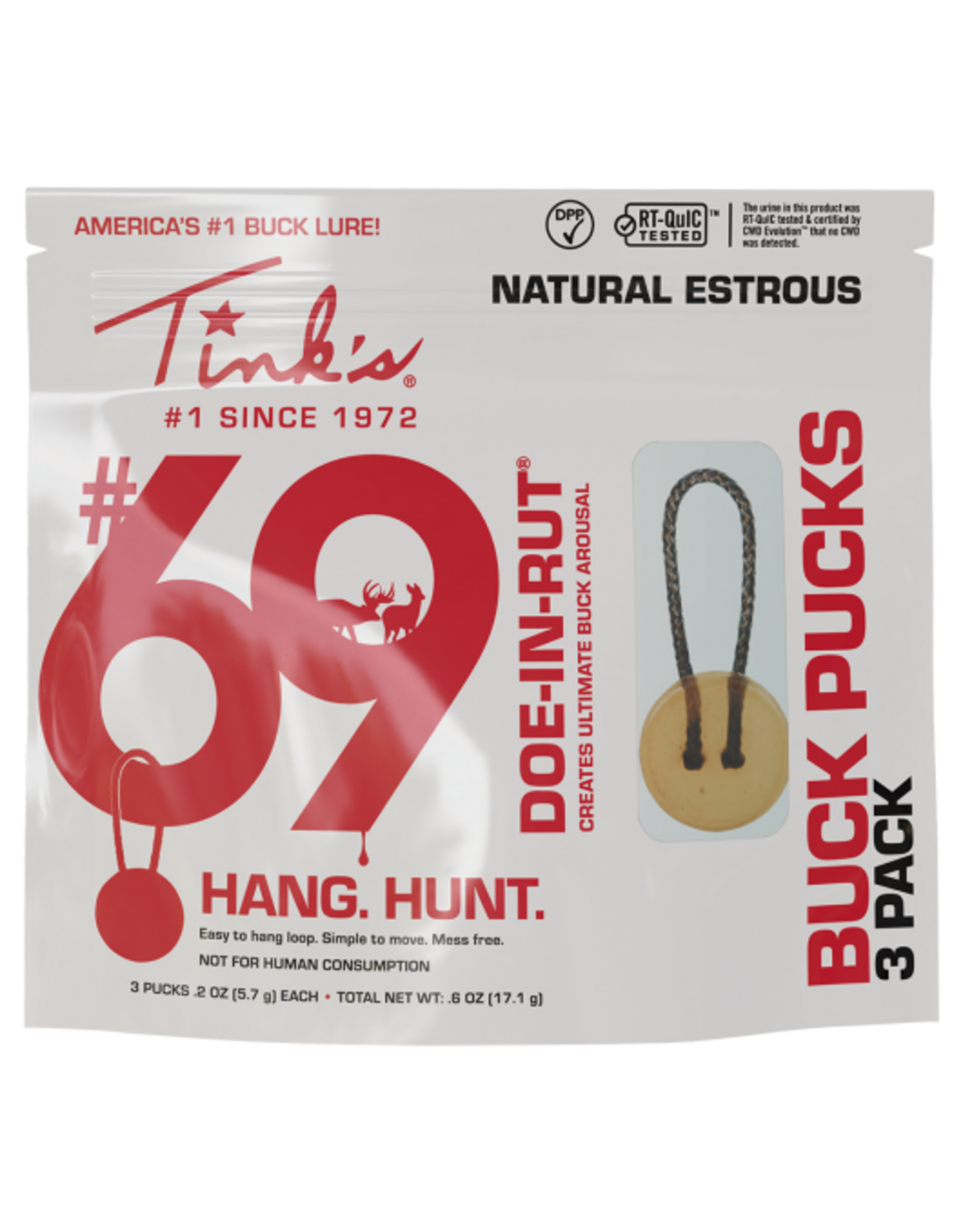 Tink's Tink's #69 Buck Pucks - 3 Pack