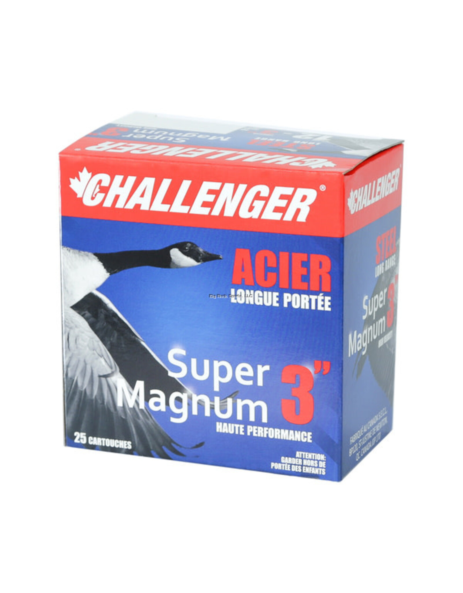 Challenger Challenger Ammo 50072 Super Magnum 5007 Shotshell 12 GA, 3 in, No. 2, 1-1/4 oz, 1450 fps, 25 Rnd per Box