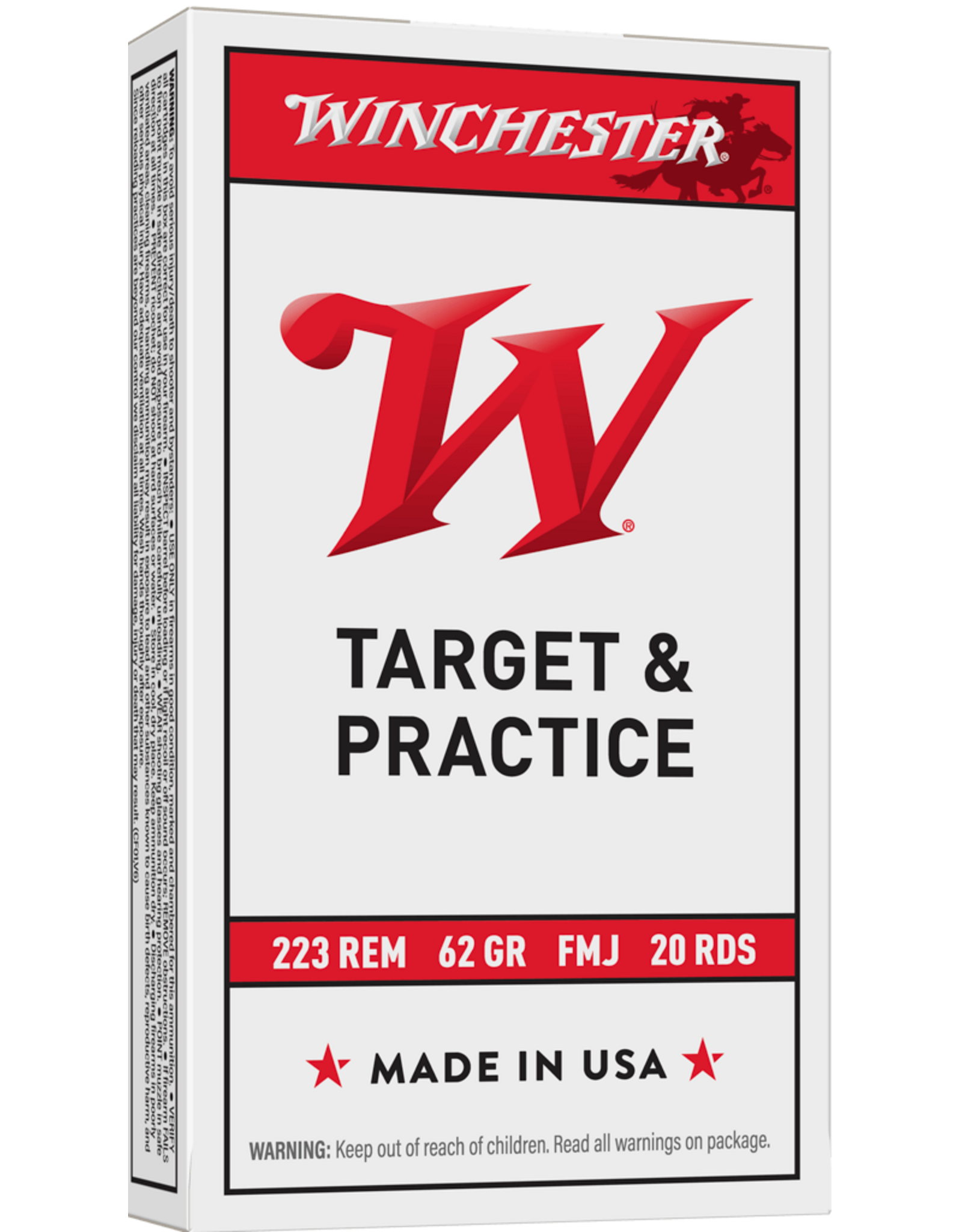 Winchester Winchester 223 REM 62gr FMJ 20rds