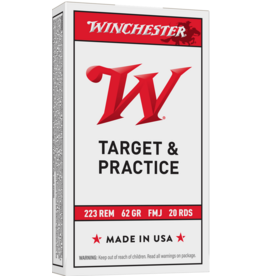 Winchester Winchester 223 REM 62gr FMJ 20rds USA223R3