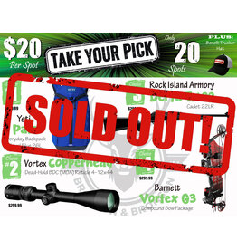 DRAW #1935 - Take Your Pick - Yeti, Vortex, Rock Island Armory OR Barnett!