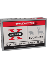 Winchester Winchester Buckshot 12GA 3" 15 pellets 00 Buck 5rds