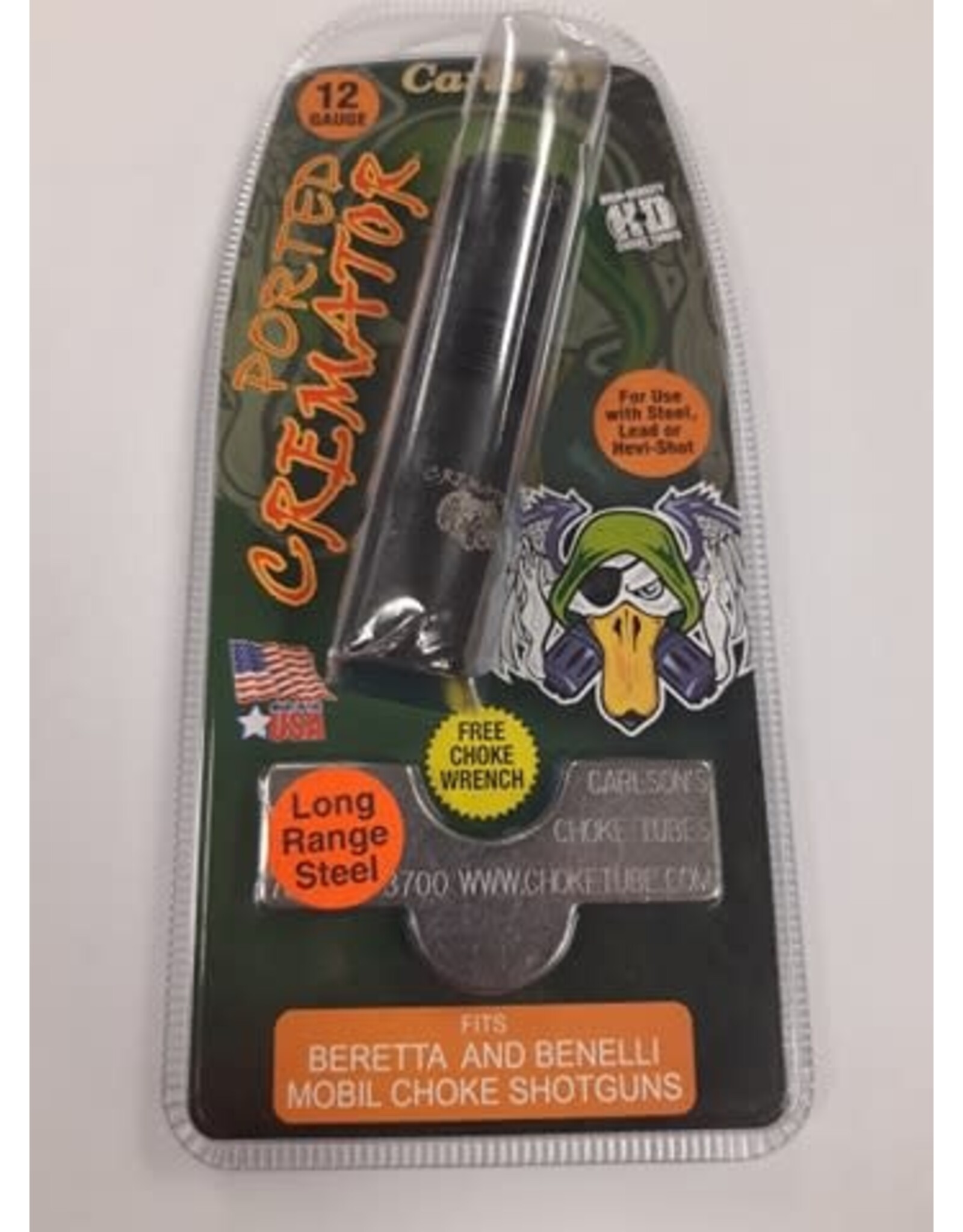 Carlson's Choke Tubes Carlson's Ported Cremator Choke Tube - Beretta & Benelli Mobil 12GA Long