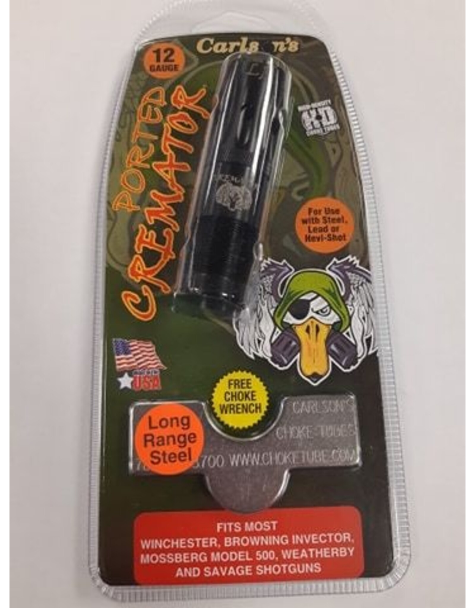 Carlson's Choke Tubes Carlson's Ported Cremator Choke Tube 12GA - Winchester, Browning Invector, Mossberg Model 500, Weatherby & Savage Long