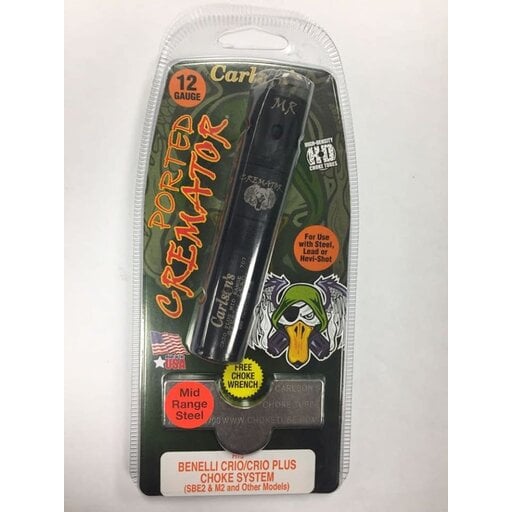 Benelli Crio/Crio Plus 12GA Mid Range Steel Carlson's Ported Cremator Choke Tube 11505