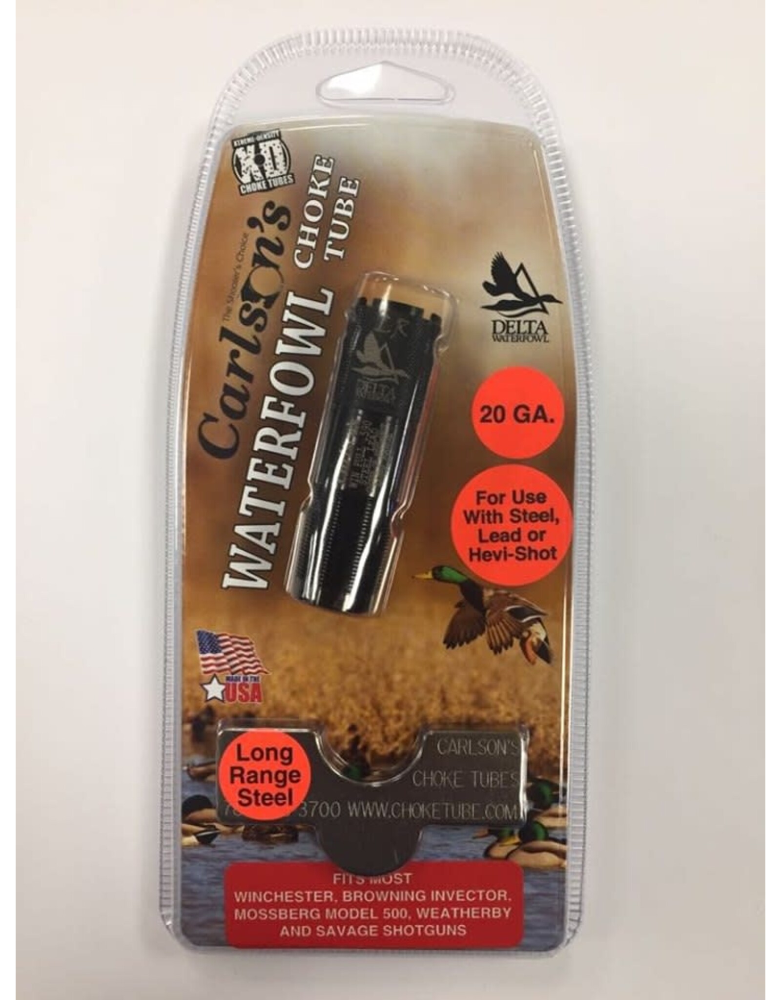 Carlson's Choke Tubes Carlson's Delta Waterfowl Extended Choke Tube - Mossberg 500 20 Gauge Long Range 07456