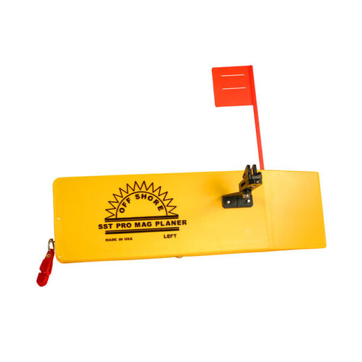 OffShore SST Pro Mag Planer Board, Left Yellow