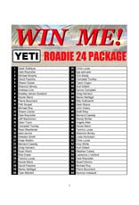 DRAW #1930 - WIN ME - Yeti Roadie 24 Royal Blue Package!