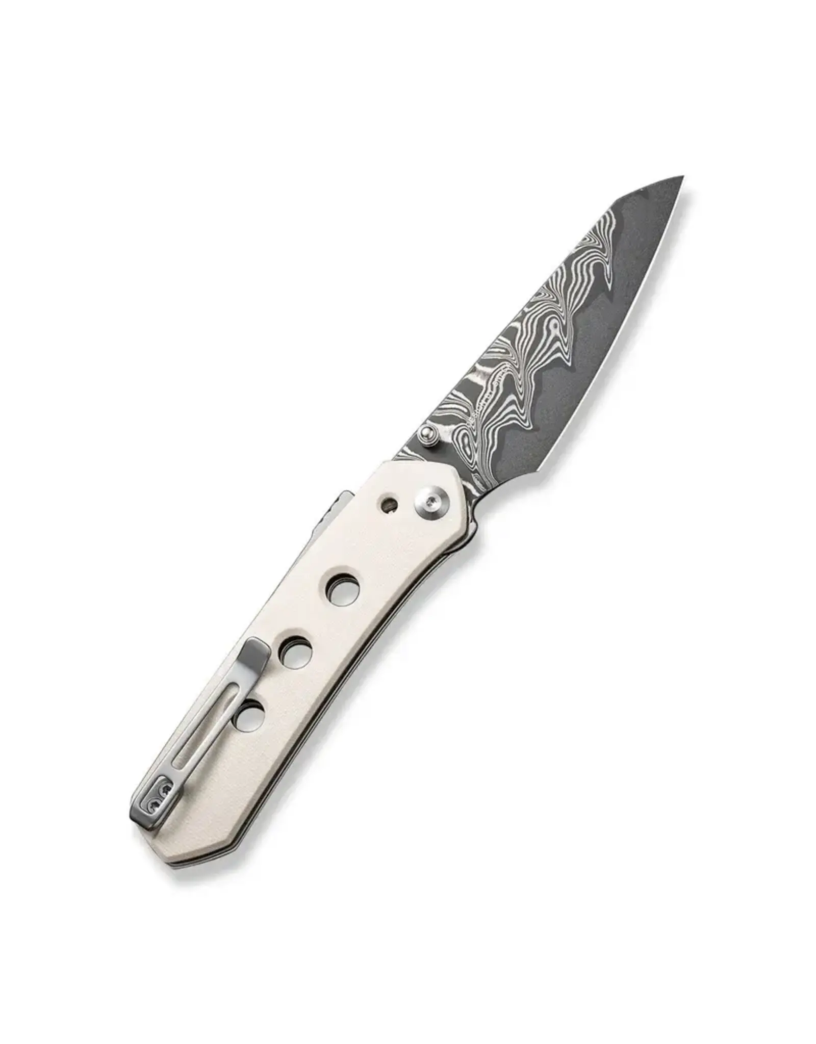 Civivi CIVIVI Vision FG Thumb Stud & Superlock Knife G10 Handle (3.54" Damascus Blade) C22036-DS1