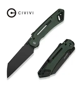 Civivi CIVIVI Buster FG Thumb Stud & Superlock Green Micarta