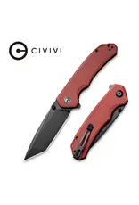 Civivi CIVIVI Brazen Flipper & Thumb Stud Burgundy