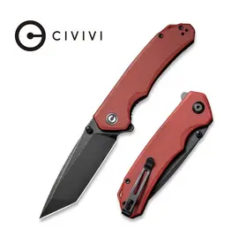 Civivi CIVIVI Brazen Flipper & Thumb Stud Burgundy