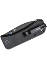 We Knife Co Ltd We Knife Company Ben Petersen Banter Folding Knife 2.9" S35VN Black Stonewashed Spear Point Blade, Black G10 Handles, Liner Lock - 2004B