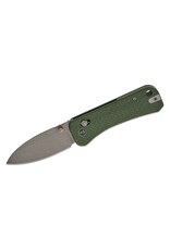 We Knife Co Ltd We Knife Company Ben Petersen Banter 2 Crossbar Lock Folding Knife 2.87" S35VN Gray Stonewashed Drop Point Blade, Green Canvas Micarta Handles, Reversible Clip - WE23075-3