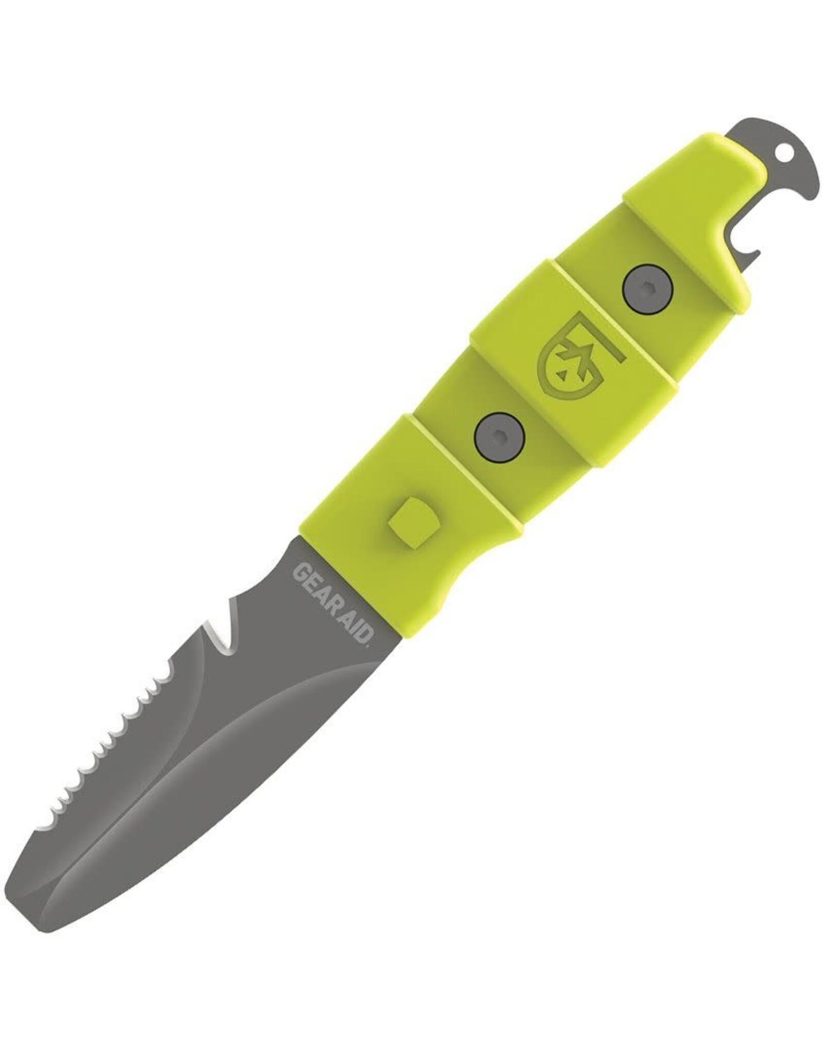 Gear Aid Gear Aid 62065 AKUA Paddle/Dive Knife with Green Handle