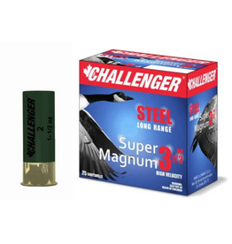 Challenger Challenger 12 GA. 3.5" SUPER MAG 1.1/2 OZ BB STEEL SHOT