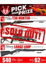 DRAW #1940 - Pick Your Prize - Tikka, Excalibur OR Henry!