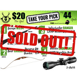 DRAW #1941 - Take Your Pick - Savage, Bear, Winchester OR Hawke!