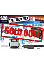 DRAW #1942 - Take Your Pick - Cariboo, Yeti, Vortex OR Wusthof!