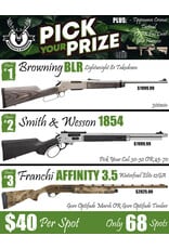 DRAW #1947 - Pick Your Prize - Browning, Smith & Wesson OR Franchi!