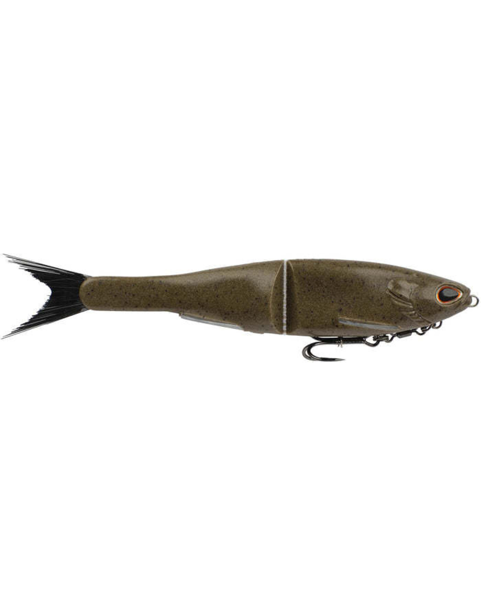 Berkley Berkley Powerbait Nessie Soft Plastic Glide Bait 7" Green Pumpkin