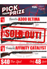 DRAW #1946 - Pick Your Prize - Beretta, Tikka OR Franchi!