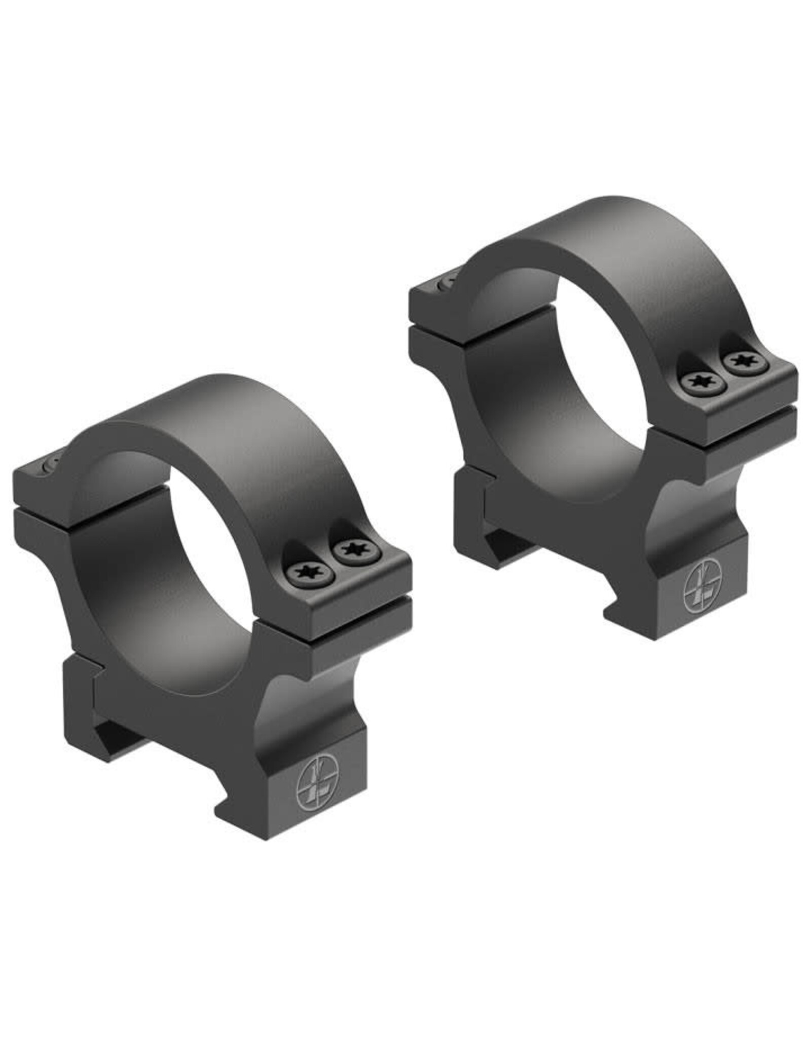 Leupold Leupold Open Range Cross-Slot Rings: 30mm, Low, Matte Black