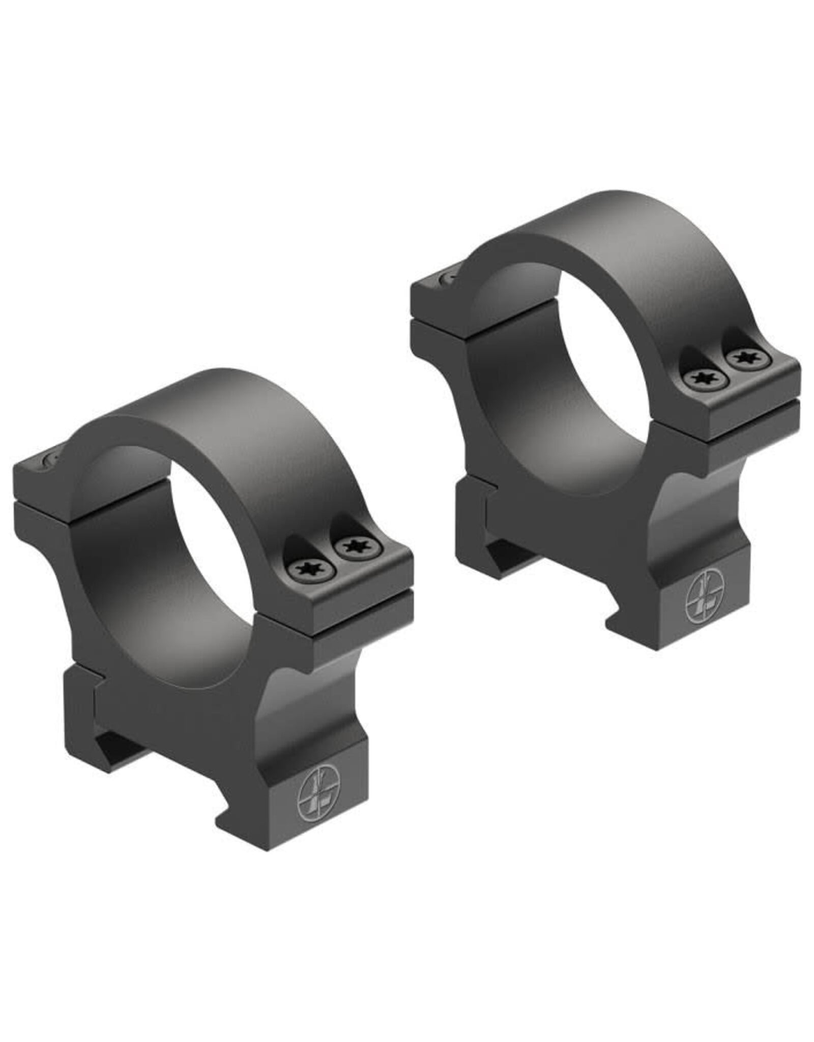 Leupold Leupold Open Range Cross-Slot Rings: 30mm, Medium, Matte Black