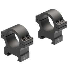 Leupold Leupold Open Range Cross-Slot Rings: 1", Medium, Matte Black
