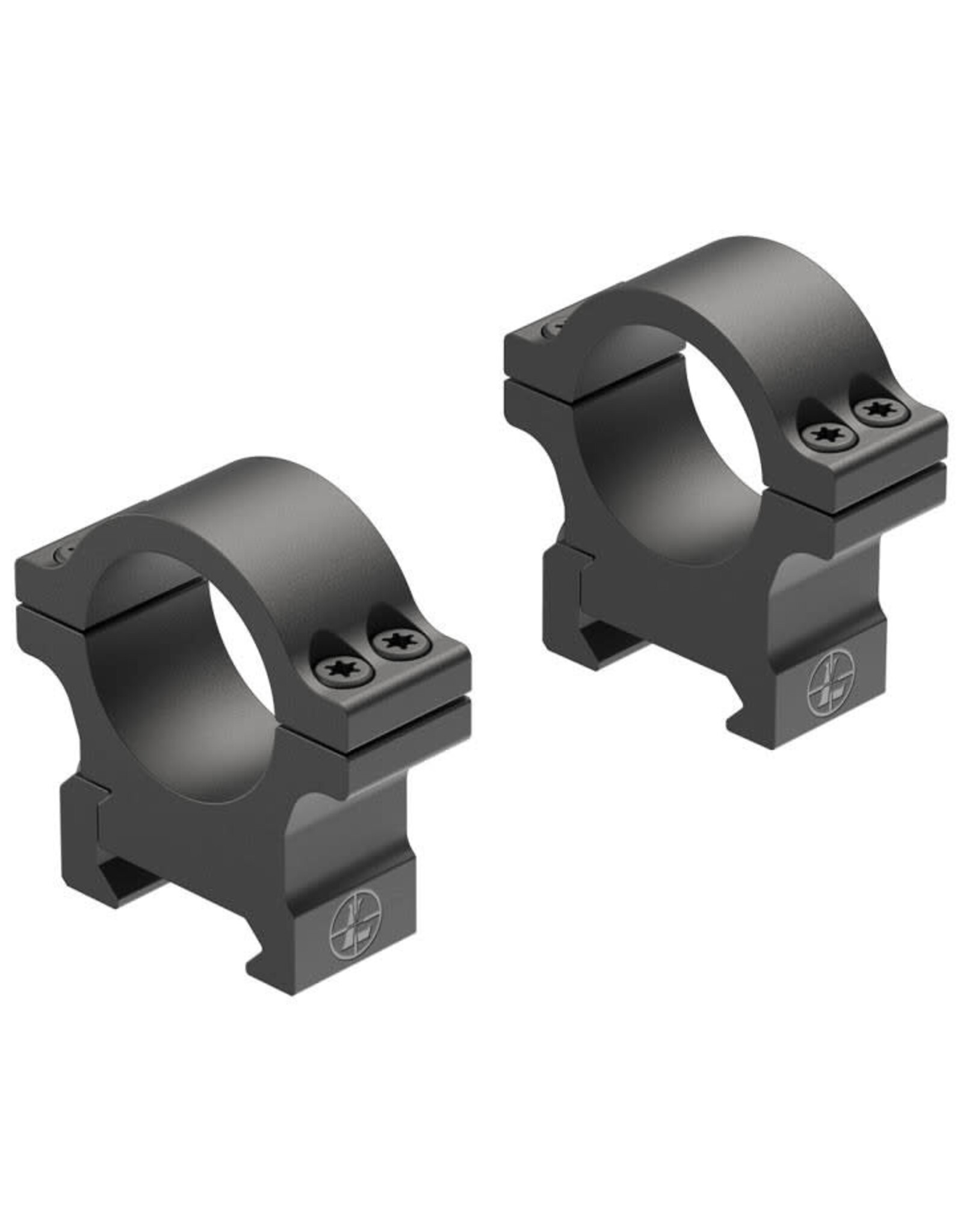 Leupold Leupold Open Range Cross-Slot Rings: 1", Medium, Matte Black