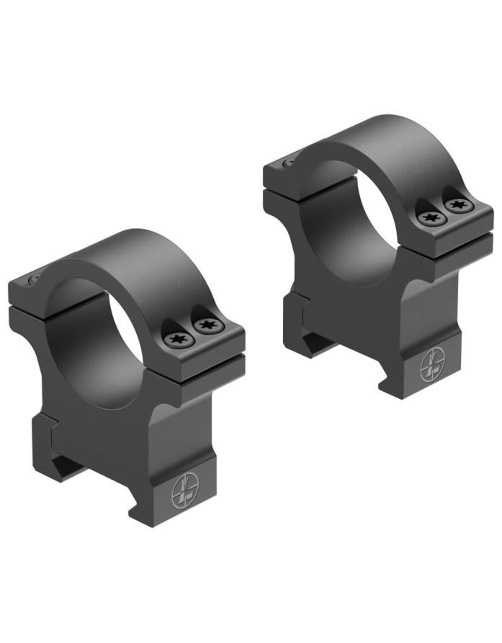 Leupold Leupold Open Range Cross-Slot Rings: 1", High, Matte Black