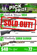 DRAW #1949 - Pick Your Prize - Smith & Wesson, Beretta OR Weatherby!