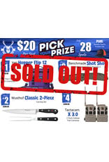 DRAW #1954 - Pick Your Prize - Yeti, Wusthof, Benchmade OR Tactacam!