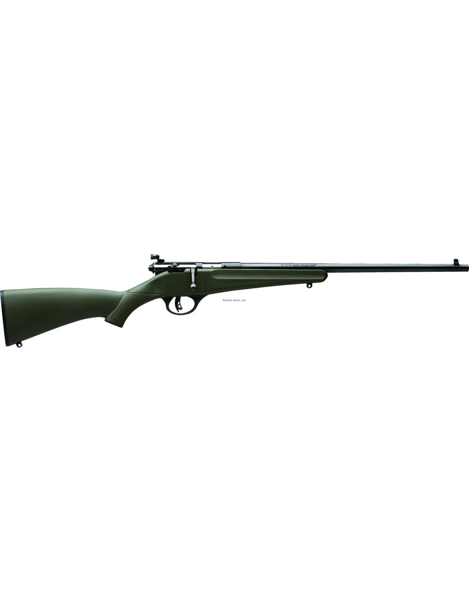 Savage Arms Savage 13790 Rascal Youth Bolt Action Rifle 22 LR, RH, 16.125 in, Satin Blued, Green Synthetic Stock, 1 Rnd, Accu-Trigger