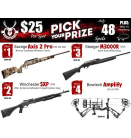 DRAW #1959 - Pick Your Prize - Savage, Winchester, Stoeger OR Bowtech!