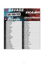 DRAW #1950 - Take Your Pick - Burris, Excalibur, Diamond OR Savage!