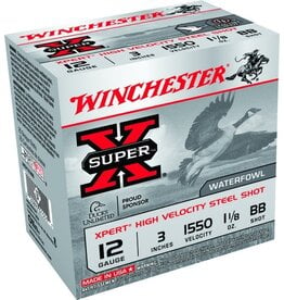 Winchester 12GA Winchester Super X 3" 1.1/8 OZ. BB HV STEEL WEX123BB