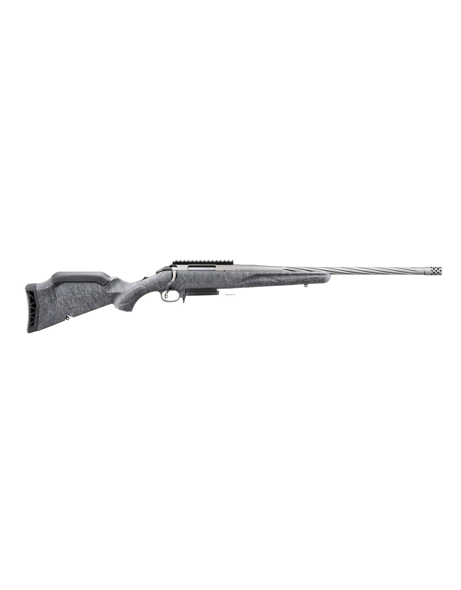 Ruger Ruger 46901 American Gen II Bolt Action Rifle, 6.5 Creed. 20" Spiral Gun Metal Grey Bbl, Grey Splatter Stock, Base, 3+1 Rnd
