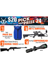 DRAW #1962 - Pick Your Prize - Yeti, Rock Island Armory, Steambow OR Vortex!