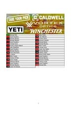 DRAW #1958 - Take Your Pick - Yeti, Vortex, Caldwell OR Winchester!